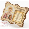 Saint Nicholas Николай Чудотворец Icon Wooden Magnet Prayer Благословение Дома