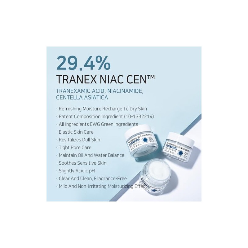 APLB Crema facial con ácido tranexámico y niacinamida, TRANEX NIAC