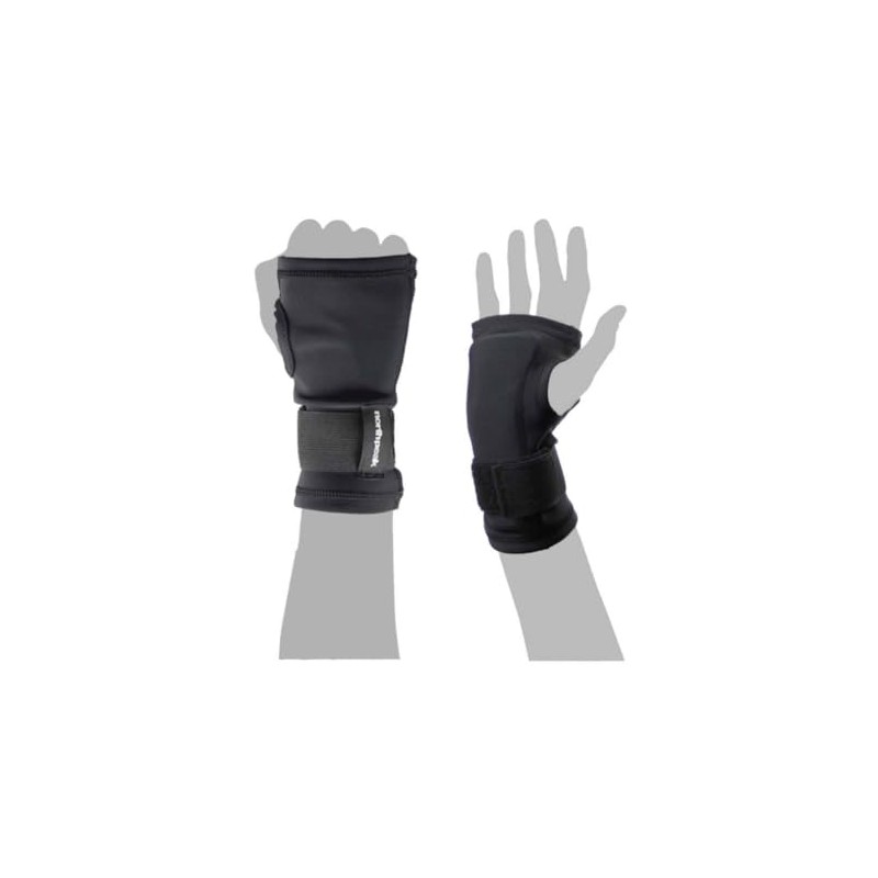 north peak NP-2410 BK L-XL Wrist Guard, Inner Gloves, Two-Handed