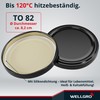 WELLGRO 50 x preserving lids TO 82 black - replacement