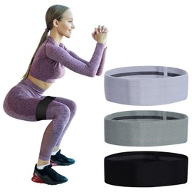 3PCS Knitted Resistance Bands Set – Pilates Bands for Hip, Glute & Full Body Workouts, Multiple Strength Levels, Ideal for Gym, Yoga, and Pilates Training