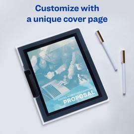 Avery Flexi-View Report Cover with Swing Clip, Non-Lift Print, Assorted, Color Will Vary, 1 Cover (47856)