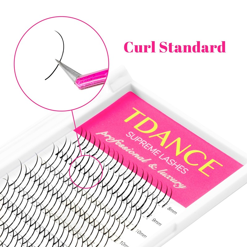 Spikes Lash Extensions Matte Black Premade Lash Spikes Eyelash Extensions(Spikes-0.07-C,13mm)