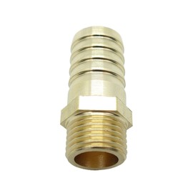 CDQBWKJGFJ 1 Piece M16 x 1.5 Metric Male To Barb 5/8" or 16 mm Hose ID Brass Barbed Fitting Air Fuel Gas Boat