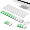 HlaitsWit Cloud Keyboard & Mouse Wrist Rest & Coaster Set,