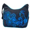Macha Cotton Shoulder Bag Unique Tapestry Floral Embroidery Hobo Shoulder
