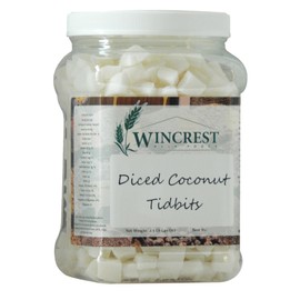 Diced Coconut Tidbits - 15mm - 2.5 Lb Economy Size Tub