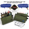 KERNOWO 4 Pack Upgrade Zipper Canvas Tool Pouch, 20 oz