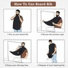 LOHASTOUR - Delantal para barba, regalo para hombres, material antiadherente