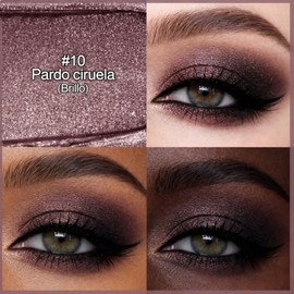 Erinde Sombra de ojos en Barra Matte, Larga Duración y Resistente al Agua | Sombra de Ojos en Barra de Doble Punta con Textura Cremosa, Maquillaje de 