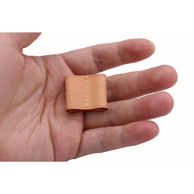 Handcrafted Vachetta Leather String Slide Keeper for Noe Bucket Bag