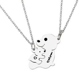 Mother Daughter Necklace Set for 2 Mama Mothers Day Gifts for Mom Daughter Matching Necklace Mom Gifts for Birthday Retirement Gifts for Mother Wedding Day Gift Mommy Appreciation Holiday Gifts Ideas