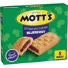 Mott's Soft Baked Apple Filled Bars, Blueberry Flavor Snacks, Made