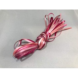 Pink ONLY 10 x 1 metre x 3mm Satin Ribbon Assorted Pinks Bundle Double Sided 10 metres Thin 3 mm