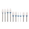 10 Piece Ceramic Nail Cutter Bit Set Manicure Drill Bits