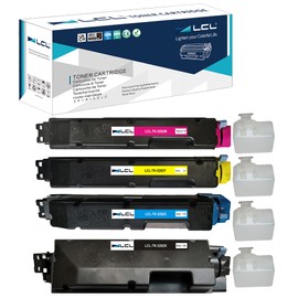 LCL Compatible Toner Cartridge Replacement for Kyocera TK5282 TK-5282 TK-5282K TK-5282C TK-5282M TK-5282Y 1T02TW0US0 1T02TWCUS0 1T02TWBUS0 1T02TWAUS0 (Black Cyan Magenta Yellow 4-Pack )