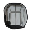 NLQR Front Driver Bottom Replacement Seat Cover Black Microfiber Leather