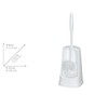 Wenko 19606100 Toilet Brush with Two Brushes White