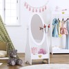 UTEX Kids Full Length Mirror, Kids Free-Standing Dressing Mirror with