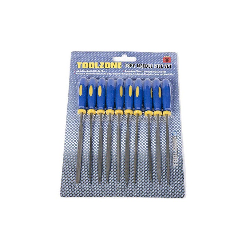 Toolzone 10Pc Needle File Set