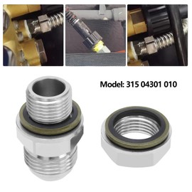 Be In Your Mind 1 Set Of Oil Pan Drain Connector Plug Oil Pan Return Drain Plug Adapter Nut Gaskets 31504301010 Universal Car Fitting 10AN-M18x1.5