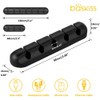 Cable Clips, 3 Packs Cord Management Organizer, Silicone Adhesive Hooks,