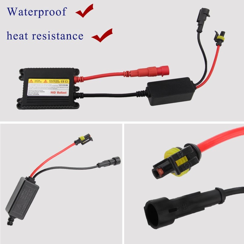 2PCS HID Xenon Ballast Conversion kit Replacement DC 12V Digital
