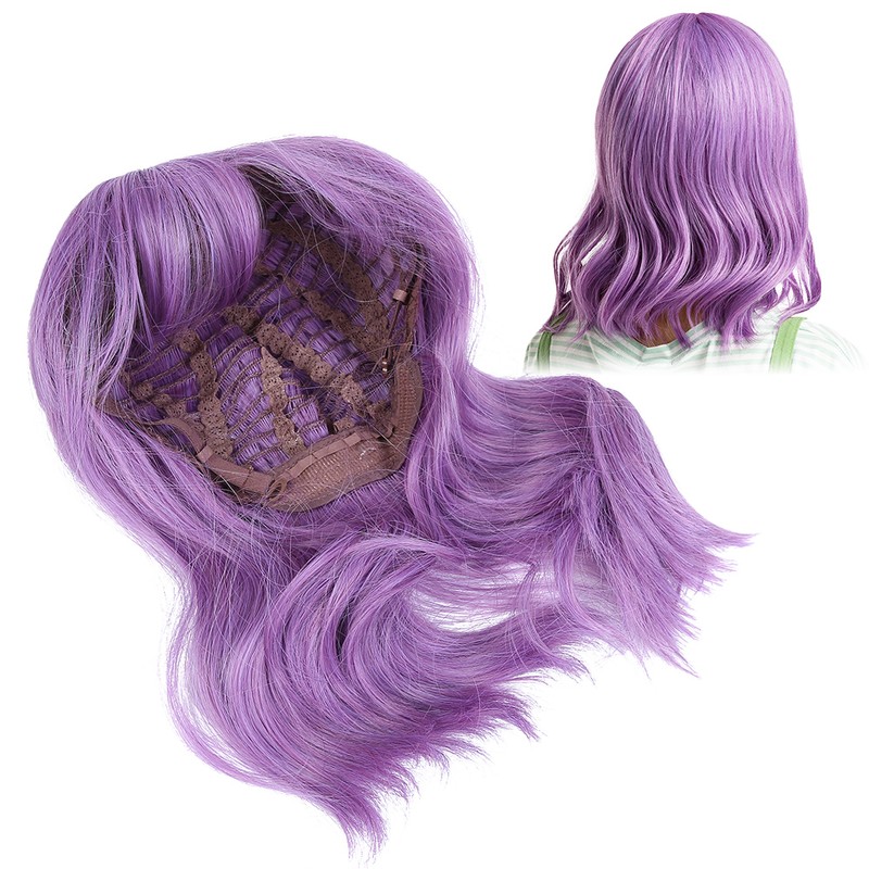 High Temperature Synthetic Women Hair Charming Wavy Wigs Short for