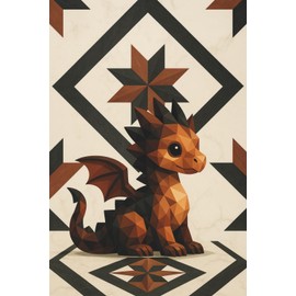 Marble Entrance Dragon || Lined Notebook, 6x9, 120 Pages: Ideal for journaling, daily notes, creative ideas, or quiet reflection