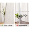 MIULEE Non-See-Through Privacy Linen Curtains 2 Panels, Light Filtering Window