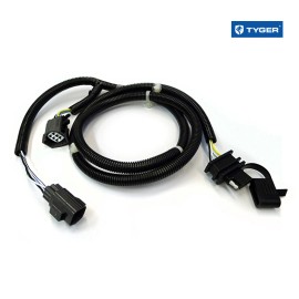 TYGER Fit For 07-18 Wrangler JK (2Dr & 4Dr) TYGER Trailer Hitch Wiring Harness Kit