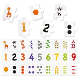 My First 123 Educational Puzzle Explaining Numbers, Quantities and Sequences