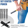 4 x 100mm Centre Punch | 4 Types Tip Diameter