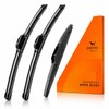 Silicone Wiper Blades for Jeep Wrangler JL - Front &