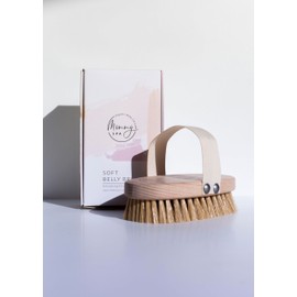 Mommy Spa Pregnancy Massage Brush. Vegan Dry Brush for Stretch Marks