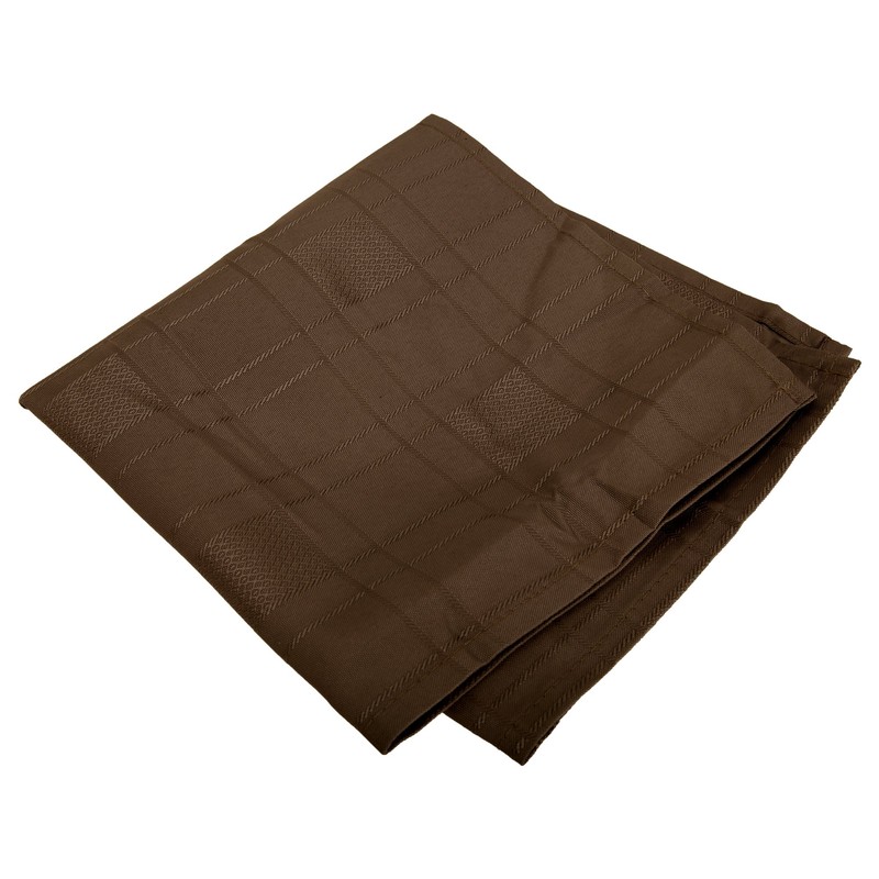 Emma Barclay Chequers - Jacquard Napkins in Silver - 17x17
