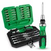 SK 22-in-1 Ratcheting Screwdriver with Nut Drivers, 216-P Multi-bit Screwdriver,