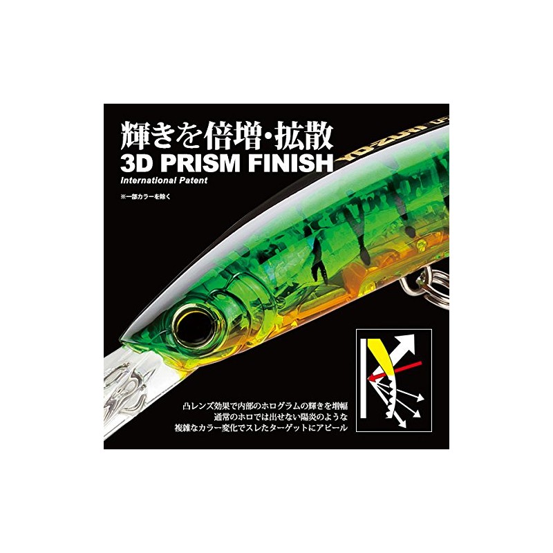 Yo-Zuri Crystal 3D Minnow Sinking Lure, Blue Tiger, 3-1/2-Inch
