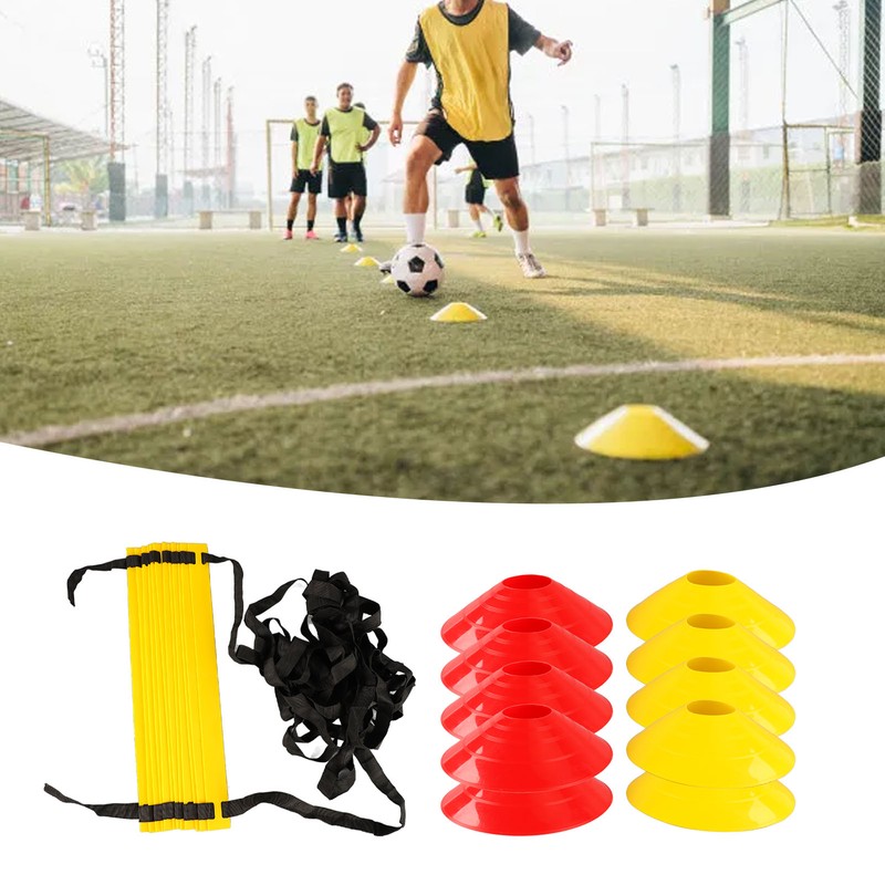 Speed Agility Train Kit Agility Football Ladder Soccer Cones Training