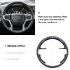 MEWANT DIY PU Carbon Fiber Black Artificial Leather Steering Wheel