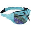 GURU SHOP Embroidered Ethnic Sidebag, Nepal Belt Bag, Brown, Unisex,