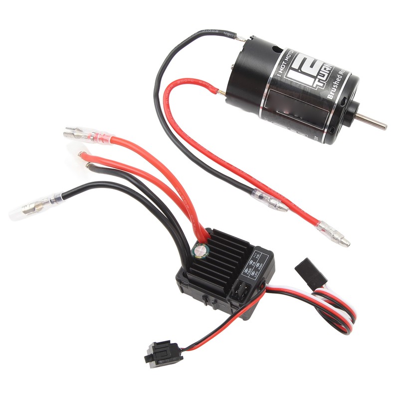550 12T Brushed Motor with 60A Brushed ESC for ARRMA