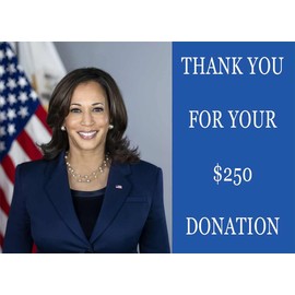 ZSNIAN 10 Pack Kamala Harris Prank Postcards Campaign Donation Cards Support Jokes Funny Gags Mail Package