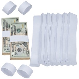 Geld Banderole, 300 Stück 7.6x1.14In Geldschein banderolen, Praktische Geldbündel für Banken, Einzelhandel und Büros