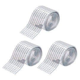 QUARKZMAN 5520 Stk. Glas Spiegel Disco Ball Fliesen Selbstklebende Silber Spiegel Mosaik Fliesen 5 x 5mm für Disco Ball, DIY Handwerk, KTV Dekoration 3 Blatt