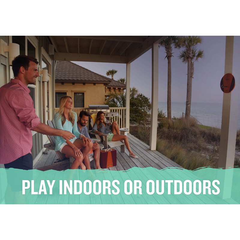 Triumph Sports Viva Sol Premium Bamboo Walnut Finish Hook and