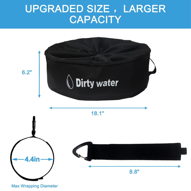 RV Hose Storage Bag, 3 Pack Utility Bag for Sewer