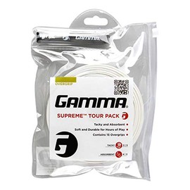 Gamma Supreme Overgrip Tour Pack, White