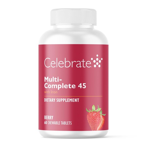 Celebrate Vitamins Multi-Complete Chewables, 45mg Iron – Daily Bariatric Multivitamin