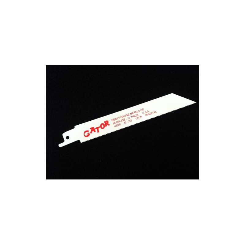 Gator Reciprocating Saw Blades 6 x 3/4 x .035 18tpi